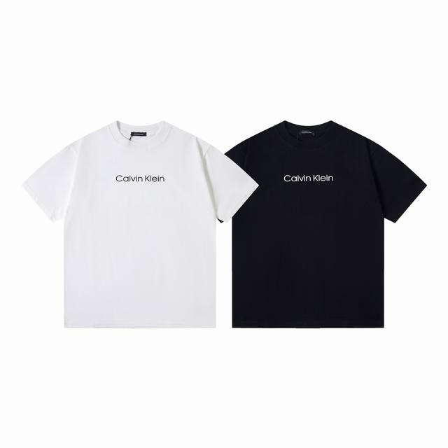 Style number: Y143 Ck Calvin Klein simple letter print short-sleeved T-shirt Se