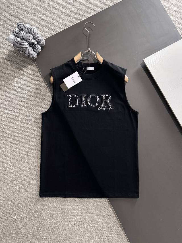 Dior* Exclusive quality hot item in the market 2025 summer vest new Original hig