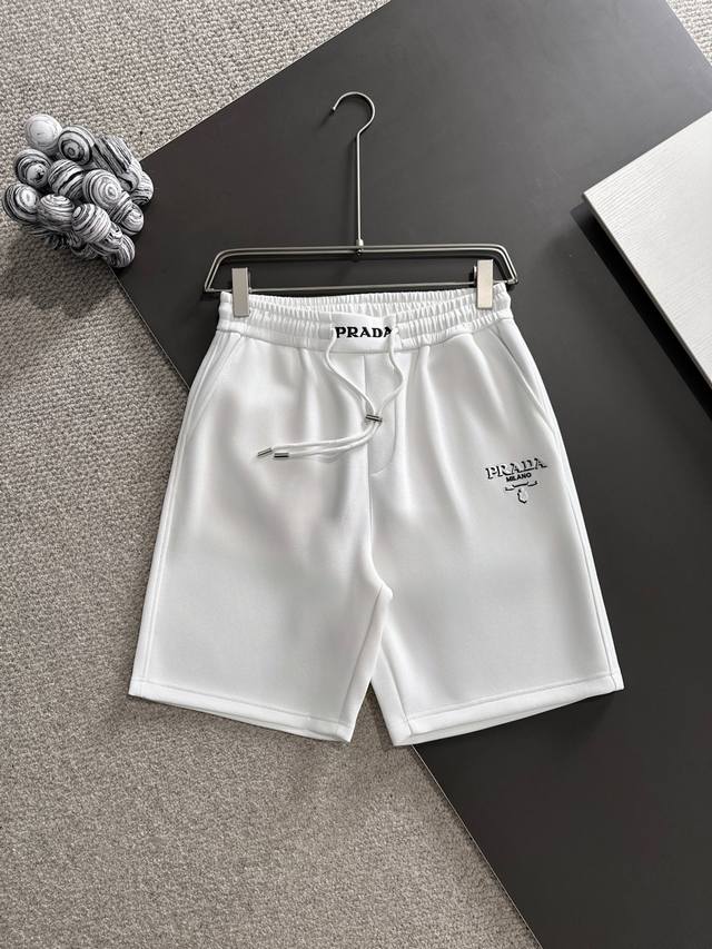 Prada* Market exclusive quality hot item 2025 summer pants new Original high ver