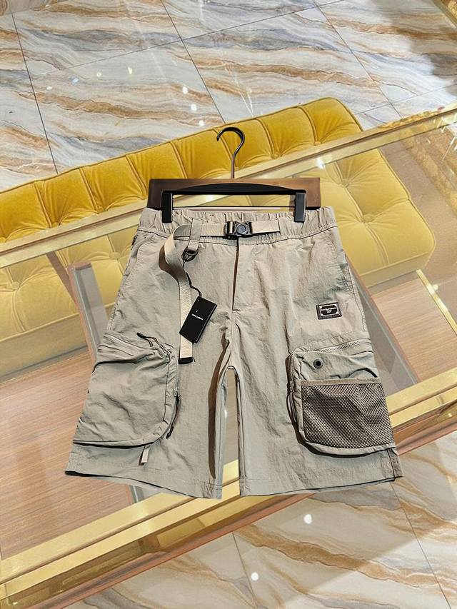 Dg* 25Ss multifunctional shorts Custom-woven and dyed high-tech canvas fabric Cu