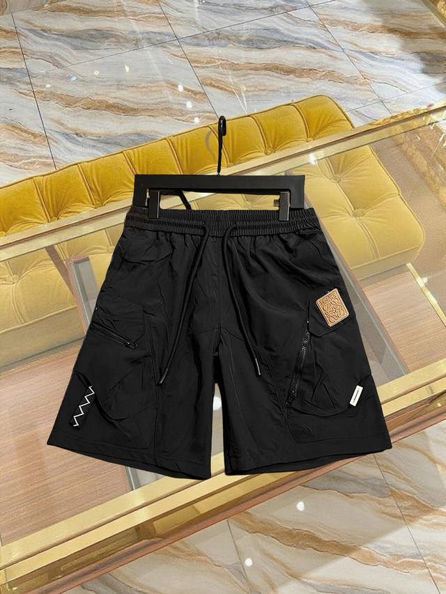 Loew* 25Ss multifunctional shorts Custom-woven and dyed high-tech canvas fabric