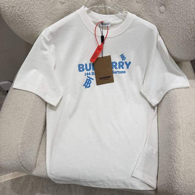 Burberry 2025 Spring and Summer New Release Latest Short-sleeved Round Neck Thre