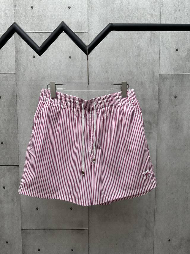 Lv 2025 Fw Early Autumn New Style Cotton short-sleeved striped shirt Monogram ja