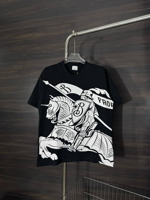 Style number: He249 Burberry-Burberry chest painted graffiti warhorse T-shirt s