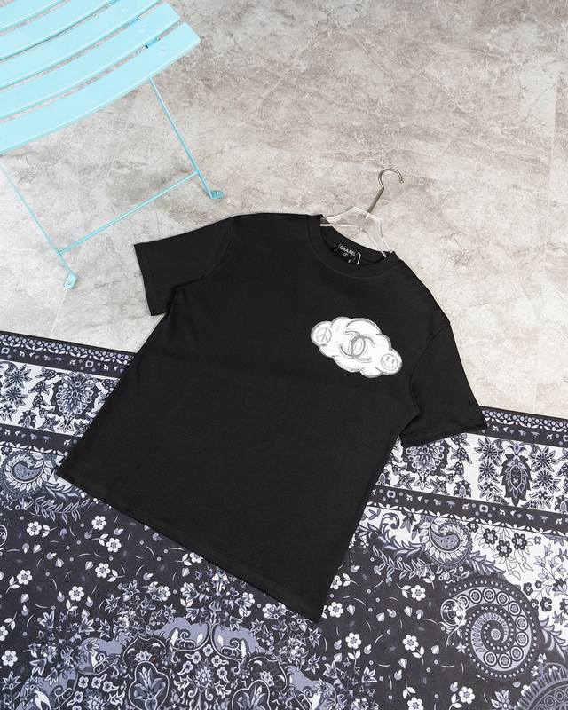 style M215 Chanel short-sleeved 90 Chanel Chanel new front and back Logo short-