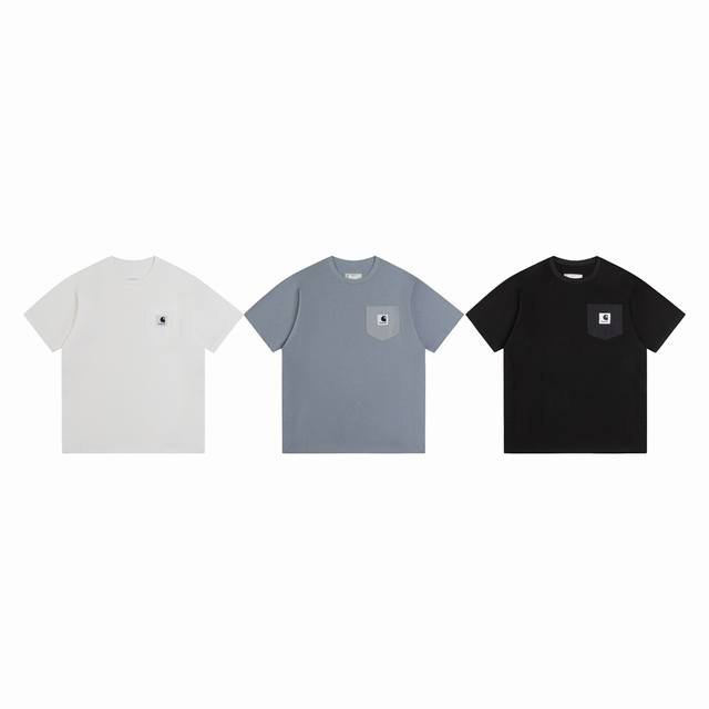 Style M354 Sacai short-sleeved Sacai joint patchwork T-shirt side slit top unis