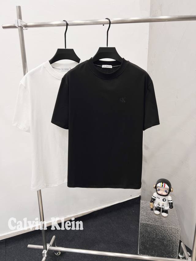 F Ck90 Calvin Kleinck men and women couple casual round neck short-sleeved T-sh