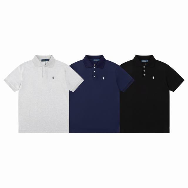 Style F33 Ralph Ralph Lauren small logo embroidered Polo shirt Paul short-sleev