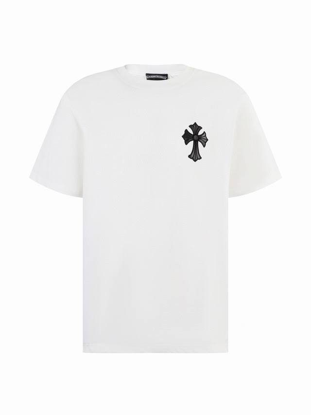 Zp version -Ch Chrome Hearts classic leather label patch cloth embroidery short-