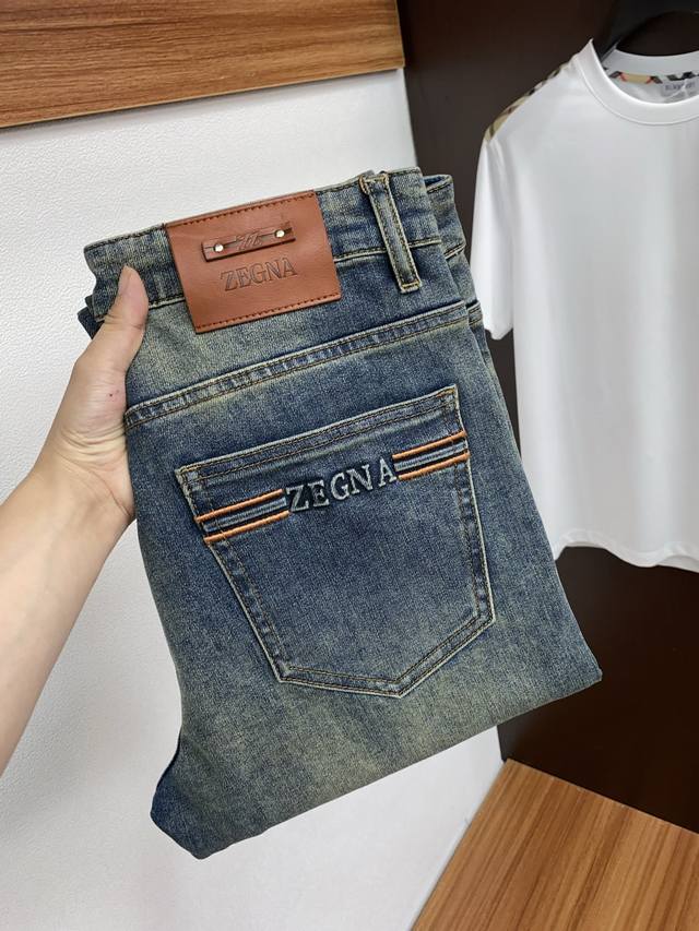 Autumn and Winter Ermenegildo Zegna 25 Autumn and Winter New Men's Jeans Origina