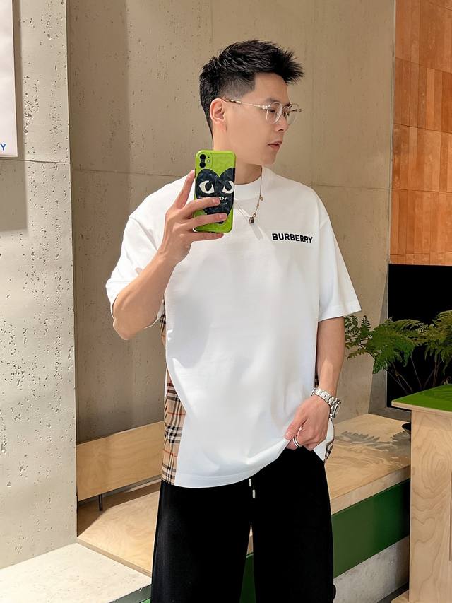 BURBERRY 2025 Spring and Summer New Releases, the latest short-sleeved round nec