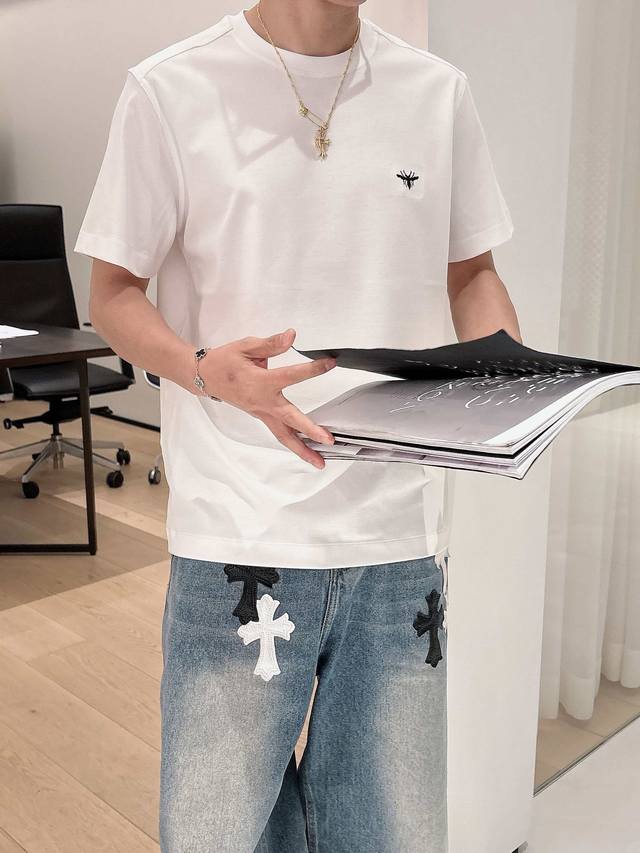 Dior 2025 Spring and Summer New Releases, the Latest Short-sleeved Round Neck T-