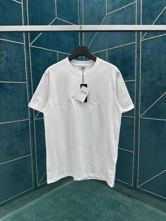 Dior 25Ss new Lewis Hamilton collaboration series, cotton jersey embroidered sh