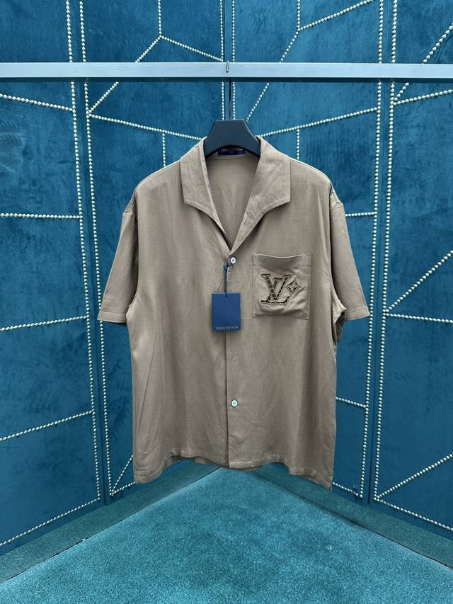 Lujia 25Ss new shirt is made of mulberry silk and hemp blend, showing the delica