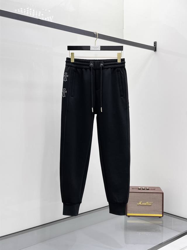 Chrome Hearts top-quality 2025 spring and summer new casual pants! Available on