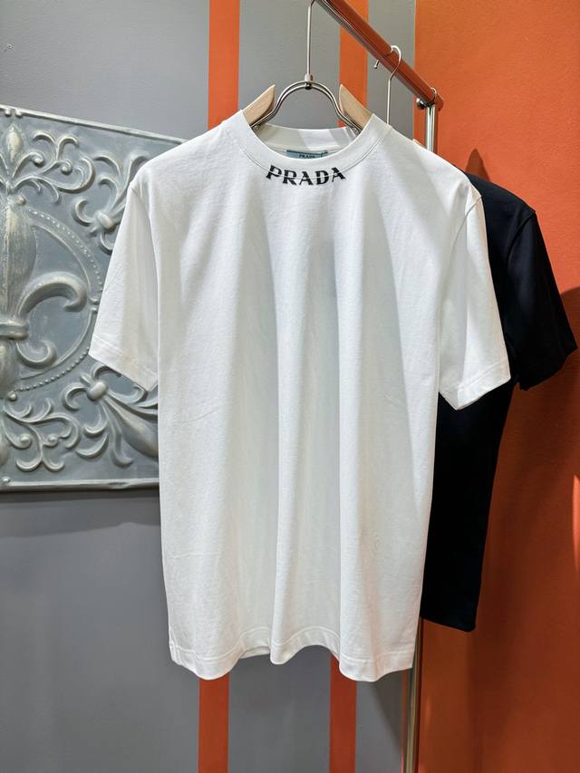 Prada Prada 2025 new short sleeves! Original custom fabrics, soft to the touch.