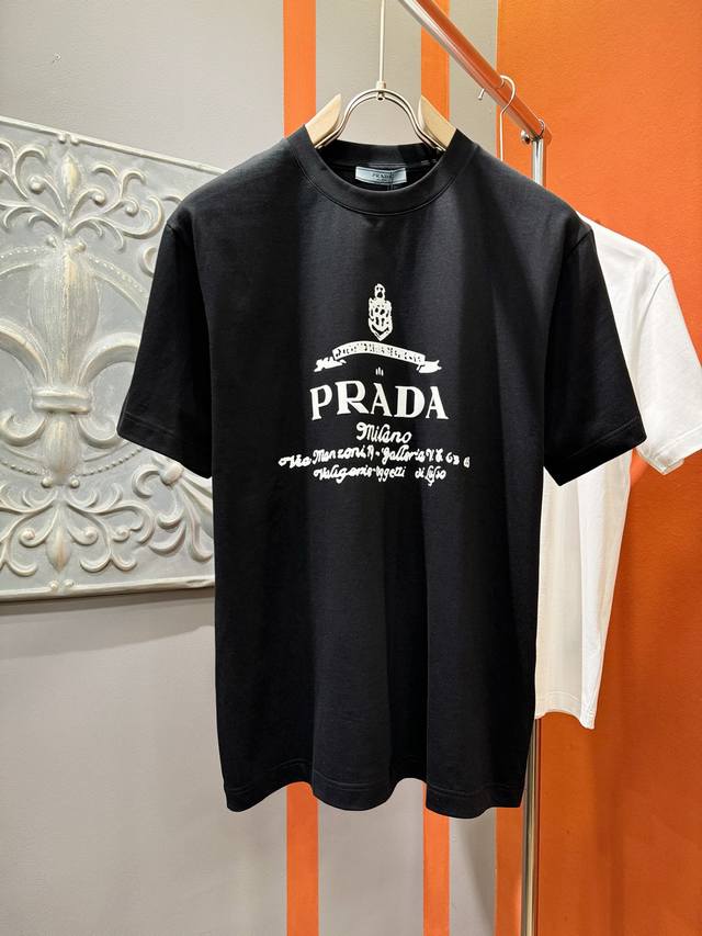 Prada Prada 2025 new short sleeves! Original custom fabrics, soft to the touch.
