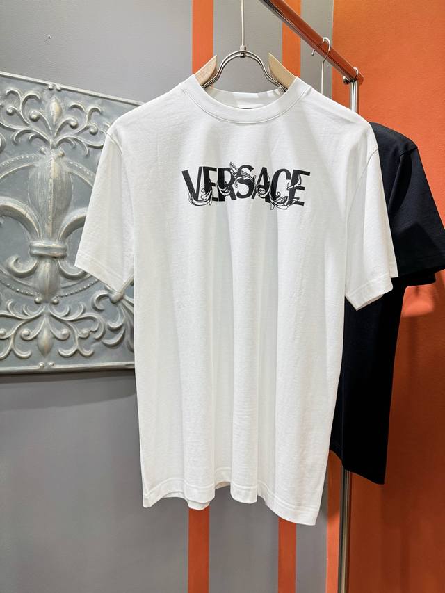 Versace Versace 2025 new short sleeves! Original custom fabrics, soft to the tou