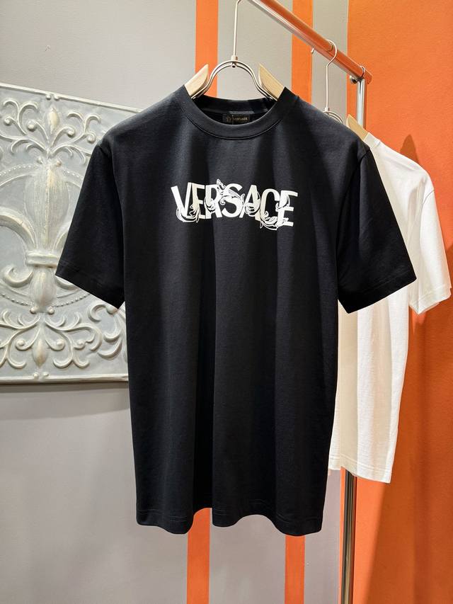 Versace Versace 2025 new short sleeves! Original custom fabrics, soft to the tou