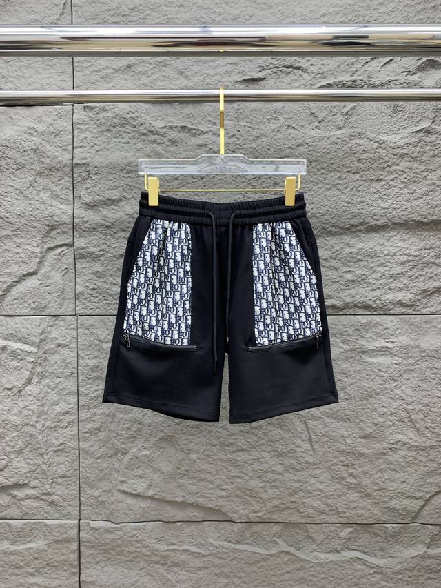 Dior 2025 Spring and Summer new men's casual shorts high-end goods simple, fashi