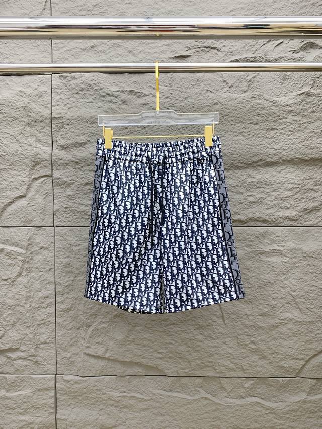Dior 2025 Spring and Summer new men's casual shorts high-end goods simple and s
