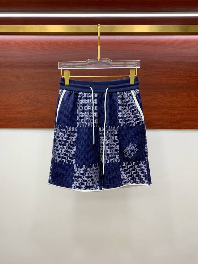 Lv 2025 Spring and Summer new men's casual shorts high-end goods simple, fashion