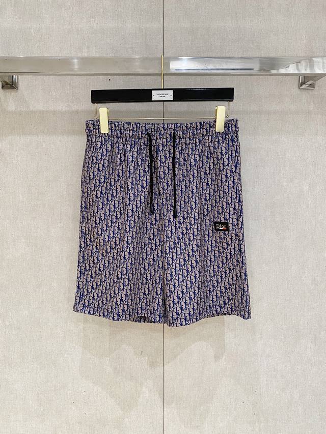 Dior 2025 Spring and Summer new men's casual shorts high-end goods simple and st