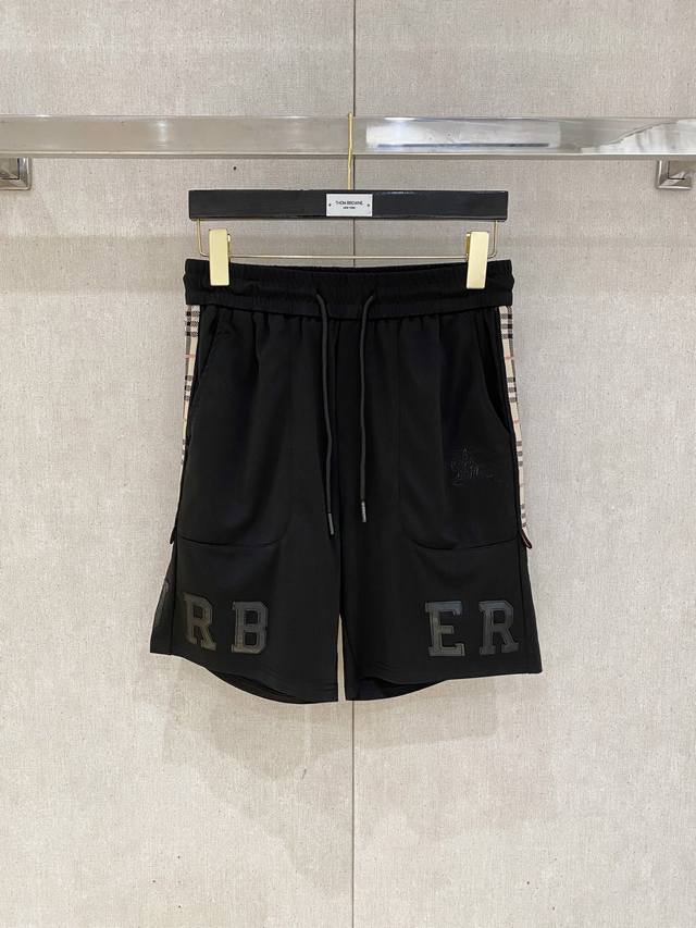 BURBERRY 2025 Spring and Summer new men's casual shorts High-end goods Simple, f