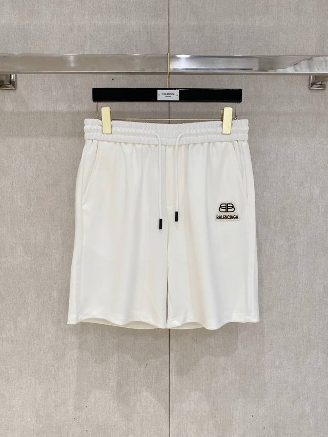 Balenciaga 2025 Spring and Summer new men's casual shorts High-end goods Simple,