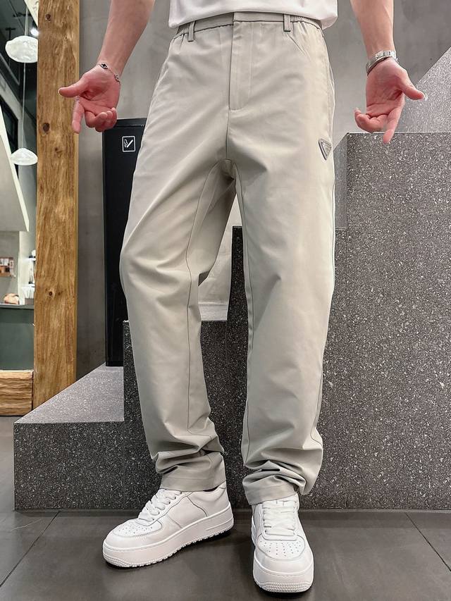 Size: M. 2Xl. 3Xl Pra2025Ss new spring and summer casual pants, luxury classic b