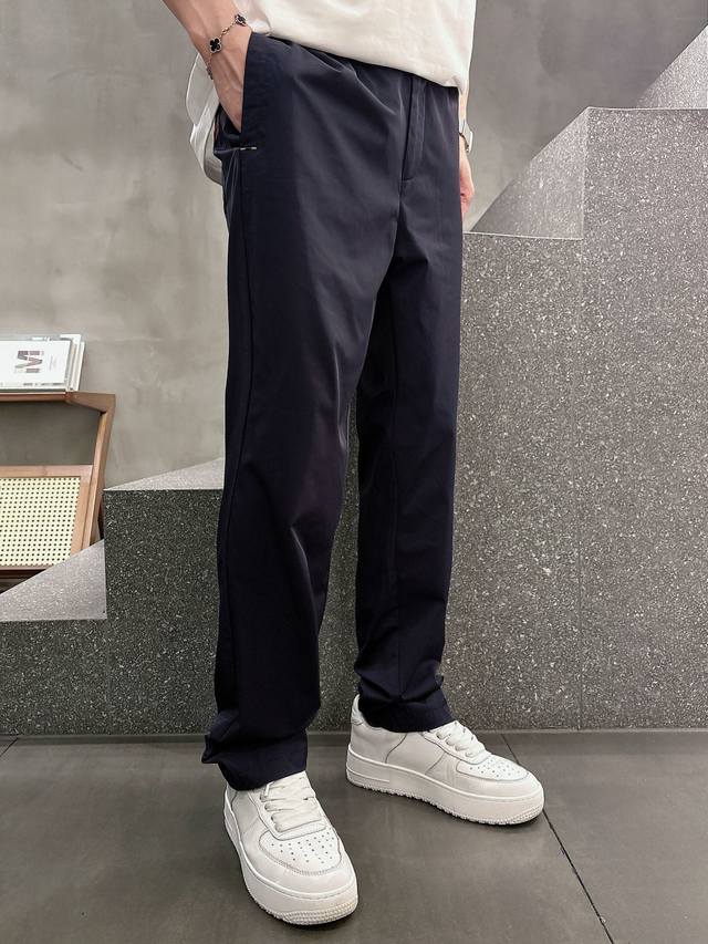 Zegna 2025Ss new product, available on the official website, men's casual pants