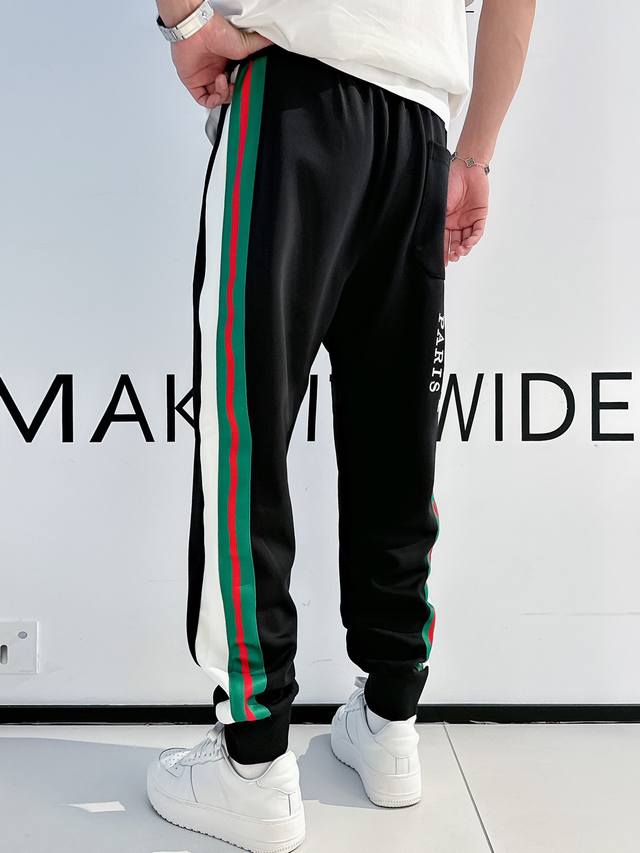New arrival Gu 2025 early autumn new arrivals G classic side webbing casual tro