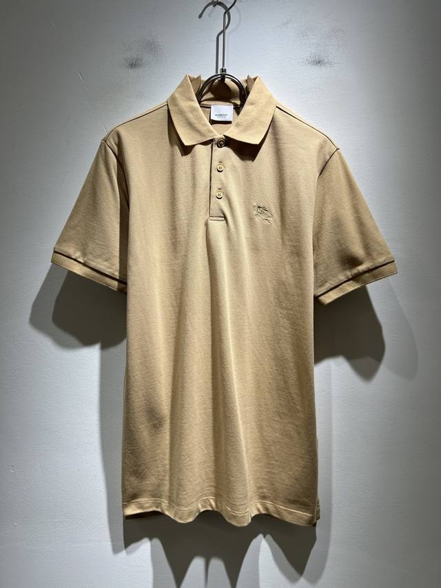 Bur*Erry 2025 Spring/Summer new men's short-sleeved Polo shirt, the brand's late