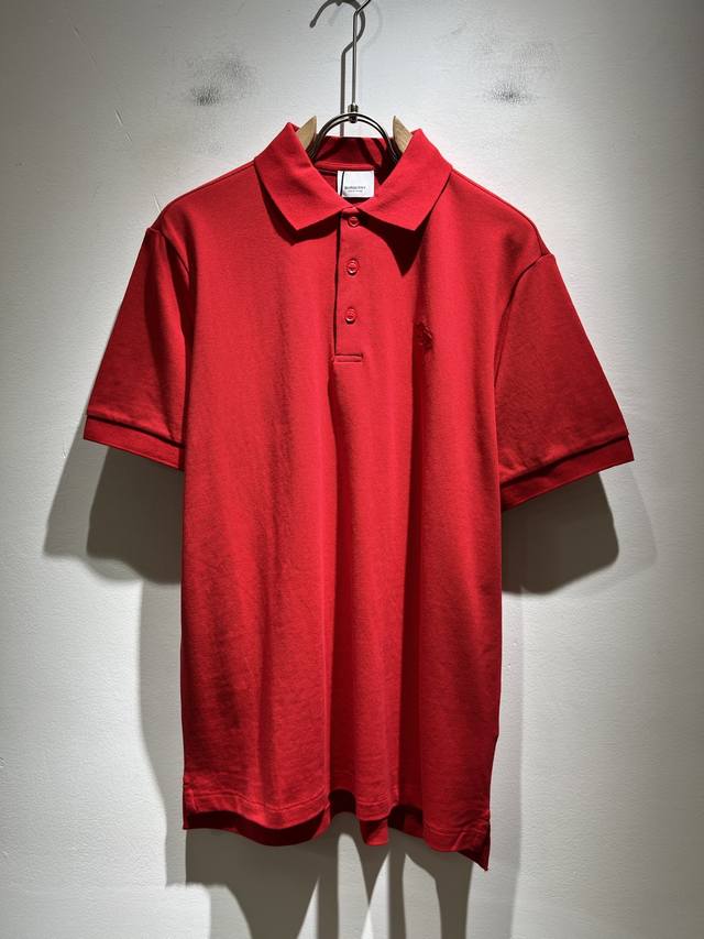 Bur*Erry 2025 Spring/Summer new men's short-sleeved Polo shirt, the brand's late
