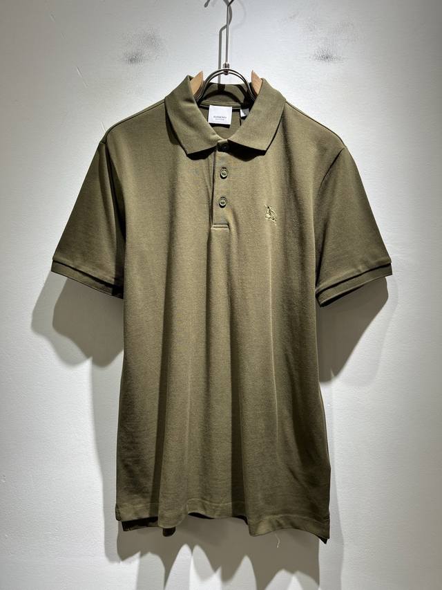 Bur*Erry 2025 Spring/Summer new men's short-sleeved Polo shirt, the brand's late