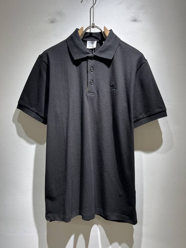 Bur*Erry 2025 Spring/Summer new men's short-sleeved Polo shirt, the brand's late