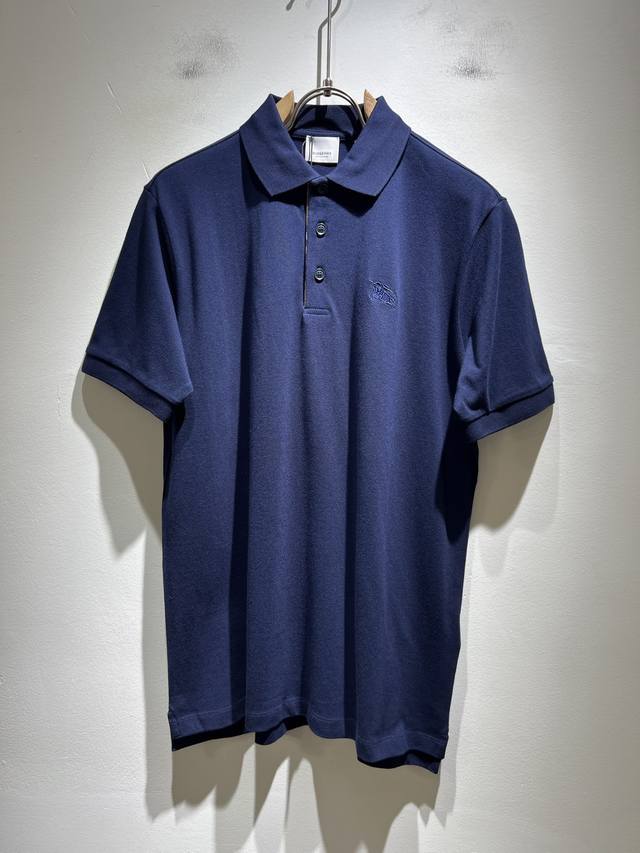 Bur*Erry 2025 Spring/Summer new men's short-sleeved Polo shirt, the brand's late