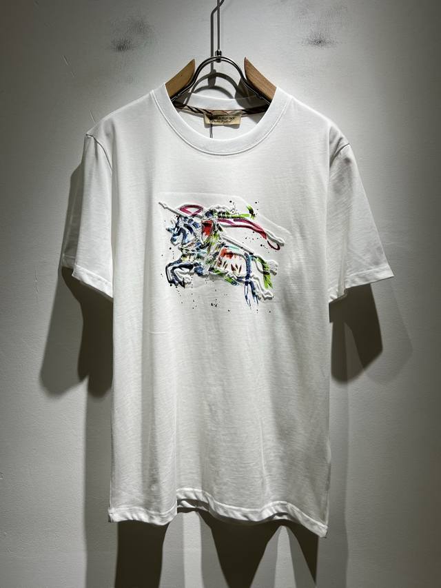 Burber*Y Bar*Li's 2025 spring and summer new unisex short-sleeved T-shirts are c