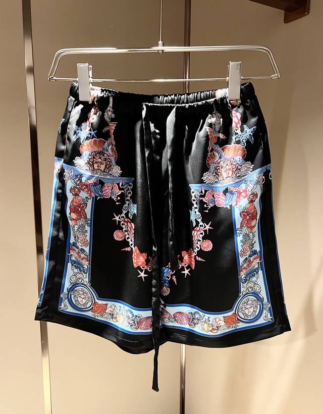 Vers*Ce Fan*Ce 2025 Spring and Summer New Original Silk Pajamas Set Vers*Ce Fan*