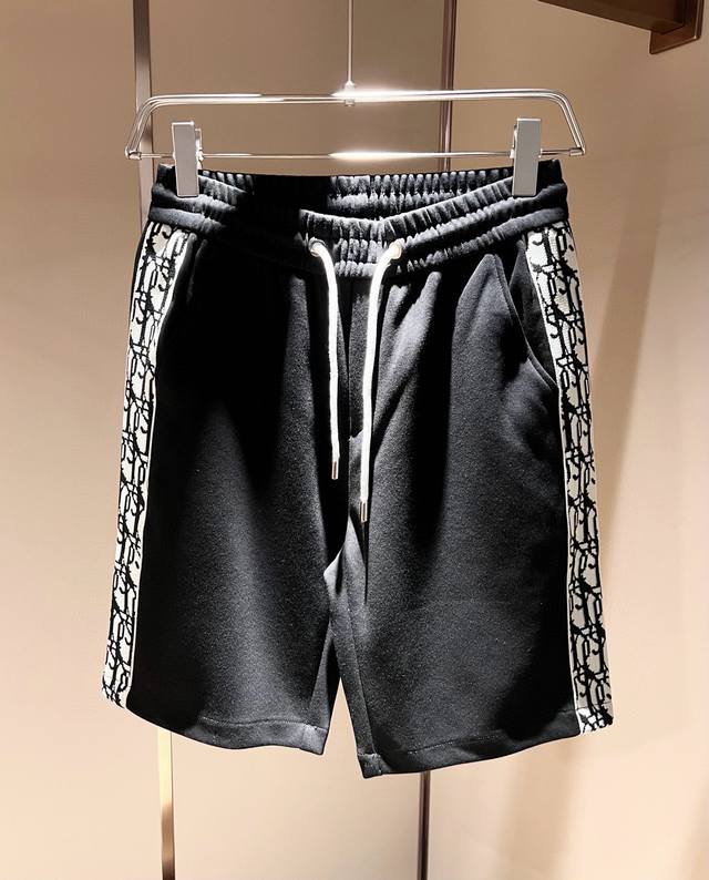 Dio*Dior 2025 spring and summer new style unisex casual drawstring shorts, unise