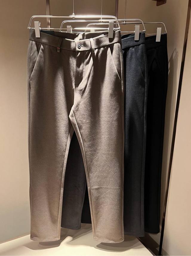 Kiton 2025 autumn and winter new cashmere trousers, men's classic business casua