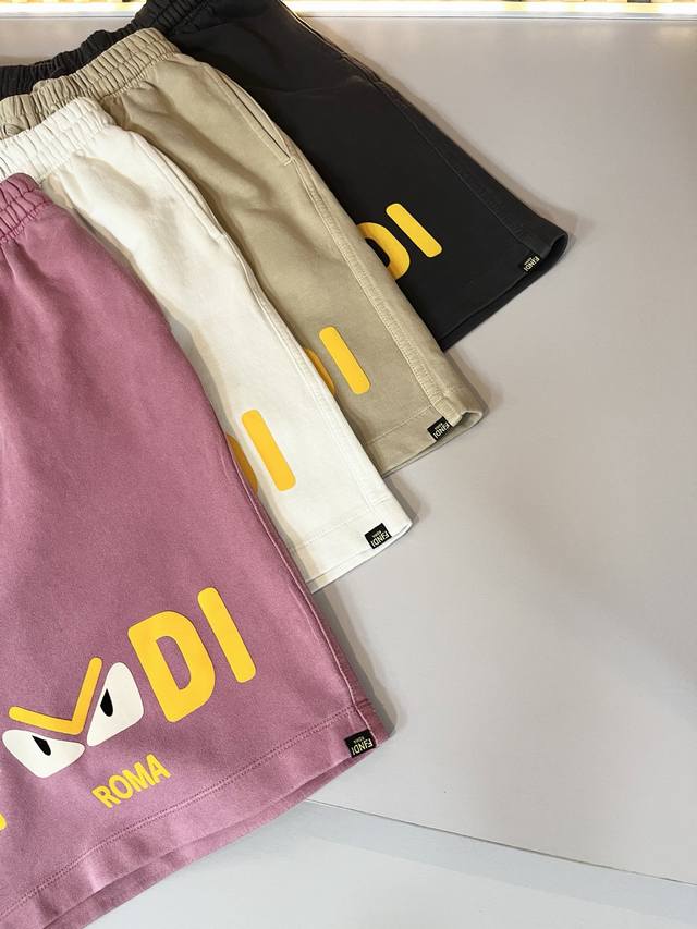 Fen*Di Fendi 2025 spring and summer new classic casual versatile drawstring casu