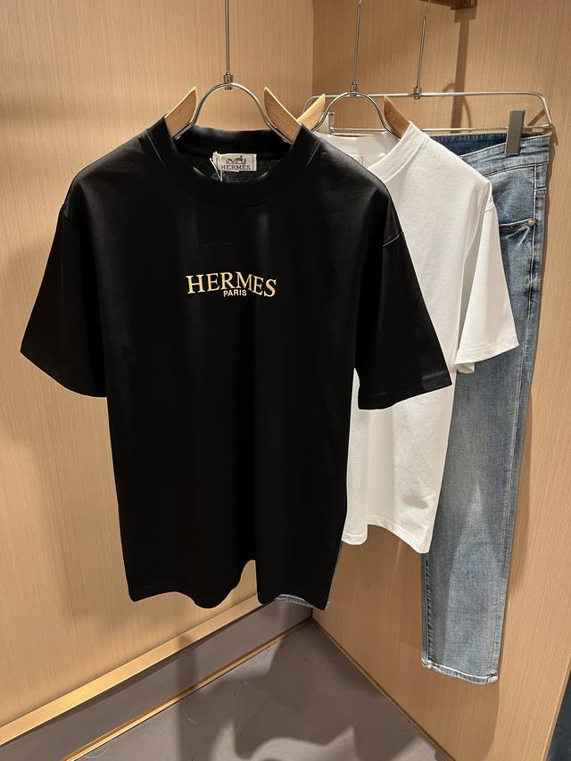 Her*Mes 2025 spring and summer new men's and women's short-sleeved T-shirt, a ne