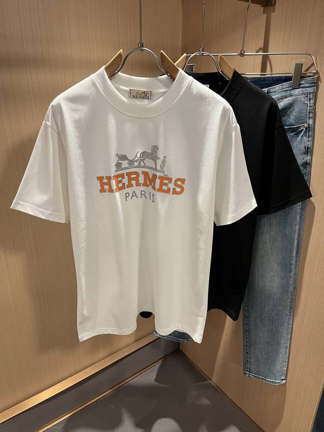 Her*Mes 2025 Spring and Summer new men's and women's short-sleeved T-shirt, a ne
