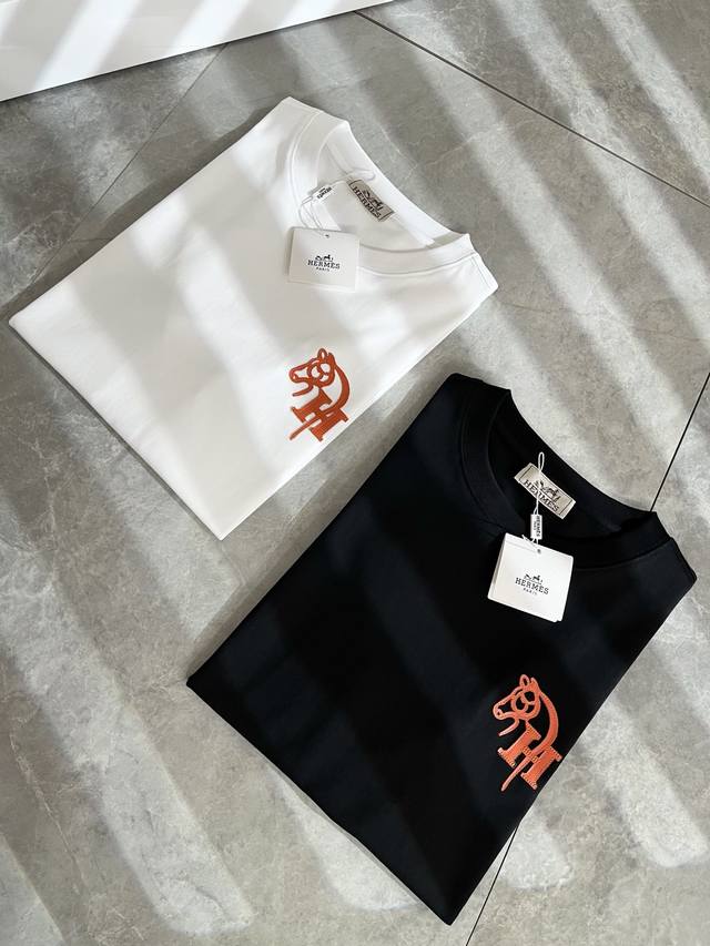 Her*Mes 2025 spring and summer new men's and women's short-sleeved T-shirt, a ne