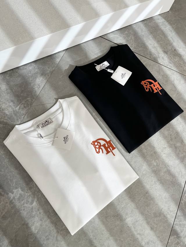 Her*Mes 2025 spring and summer new men's and women's short-sleeved T-shirt, a ne