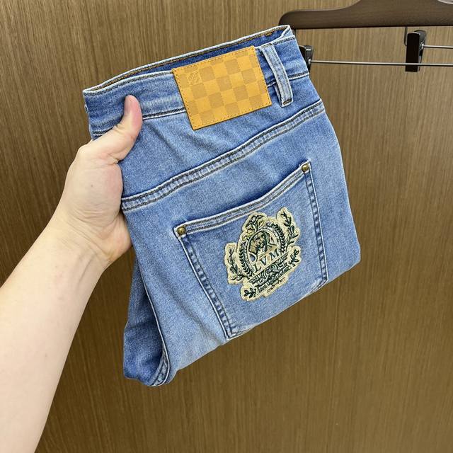 New Lv High-end custom quality 25Ss Spring and Summer latest original jeans cou