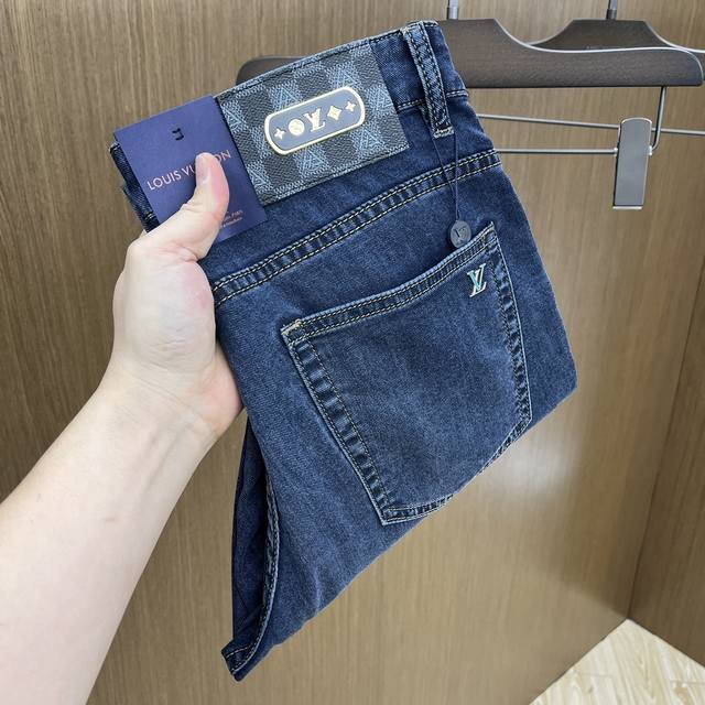New Lv High-end customization, 25Ss spring and summer latest jeans counter simu