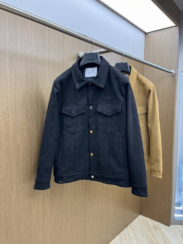 New product Cd 2025 new men's lapel jacket, high-end counter fabrics are breath