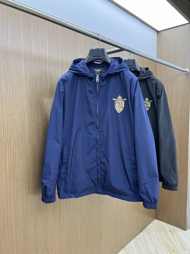 New Dg 2540 New spring men's hooded jacket, high-end counter fabrics are breath